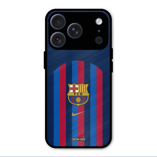 FCB Stripes iPhone 17 Pro Mobile Back Cover - Sports PrintShield Case