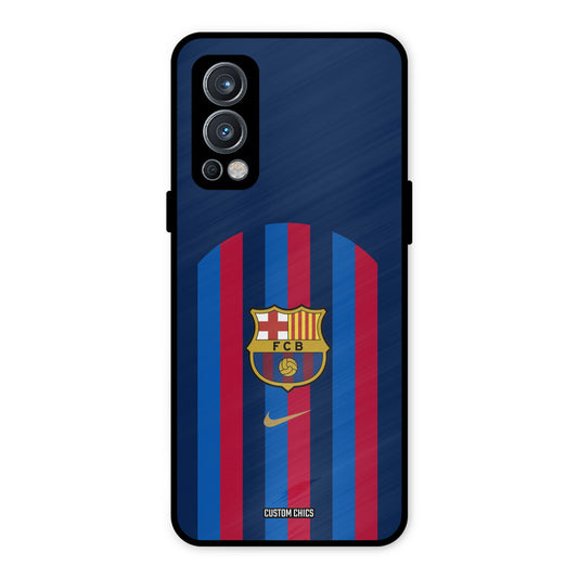 FCB Stripes OnePlus Nord 2 5G Mobile Back Cover - Sports PrintShield Case
