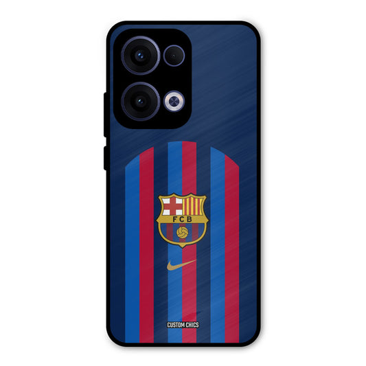 FCB Stripes Oppo Reno 13 5G Mobile Back Cover - Sports PrintShield Case