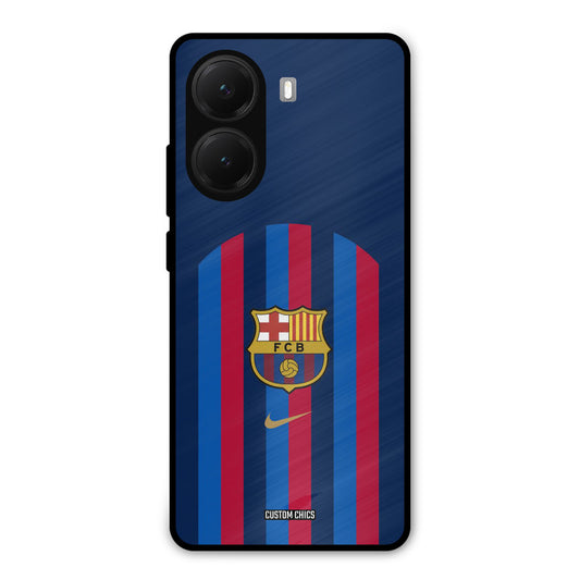 FCB Stripes Poco X7 Pro Mobile Back Cover - Sports PrintShield Case