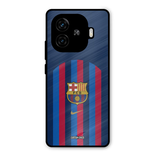 FCB Stripes iQoo Z9 Turbo Mobile Back Cover - Sports PrintShield Case