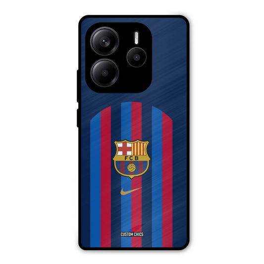 FCB Stripes Redmi Note 14 Mobile Back Cover - Sports PrintShield Case