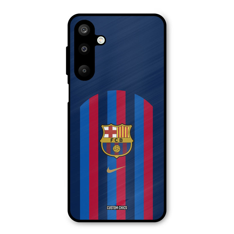 FCB Stripes Samsung Galaxy M16 Mobile Back Cover - Sports PrintShield Case