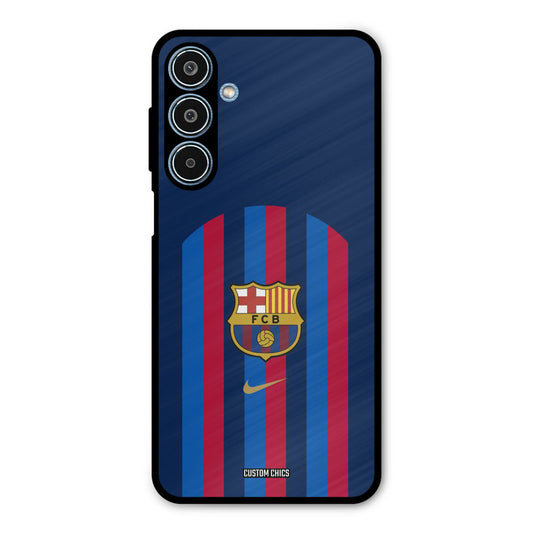 FCB Stripes Samsung Galaxy M35 5G Mobile Back Cover - Sports PrintShield Case