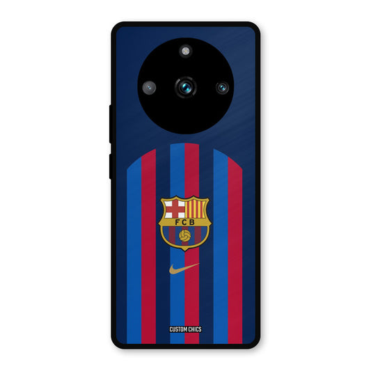 FCB Stripes Realme 11 Pro Plus Mobile Back Cover - Sports PrintShield Case