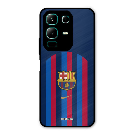 FCB Stripes Infinix Note 50x Mobile Back Cover - Sports PrintShield Case