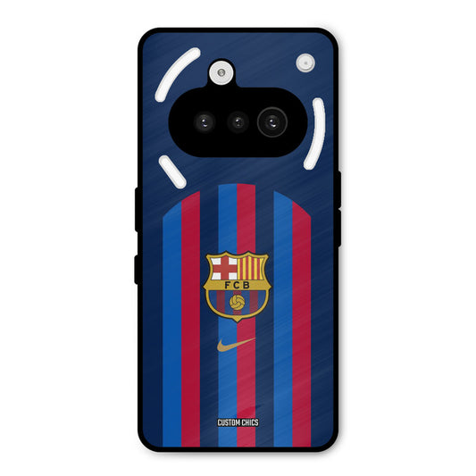 FCB Stripes Nothing Phone 3A Mobile Back Cover - Sports PrintShield Case