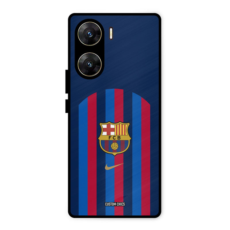 FCB Stripes Vivo V29e Mobile Back Cover - Sports PrintShield Case