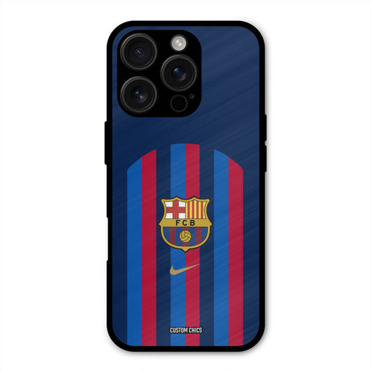 FCB Stripes  iPhone 16 Pro Mobile Back Cover - Sports PrintShield Case