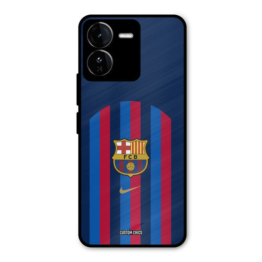 FCB Stripes iQOO Z9 Mobile Back Cover - Sports PrintShield Case