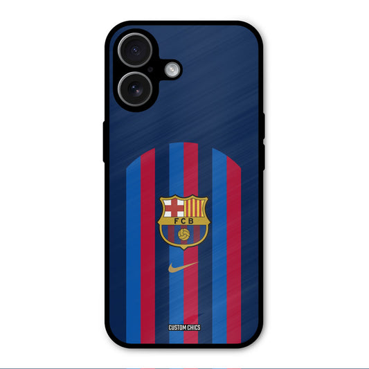 FCB Stripes iPhone 17 Mobile Back Cover - Sports PrintShield Case