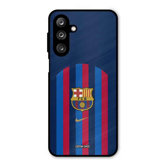 FCB Stripes Samsung Galaxy M36 Mobile Back Cover - Sports PrintShield Case