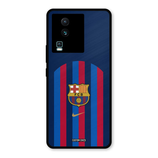 FCB Stripes IQOO Neo 7 Pro Mobile Back Cover - Sports PrintShield Case