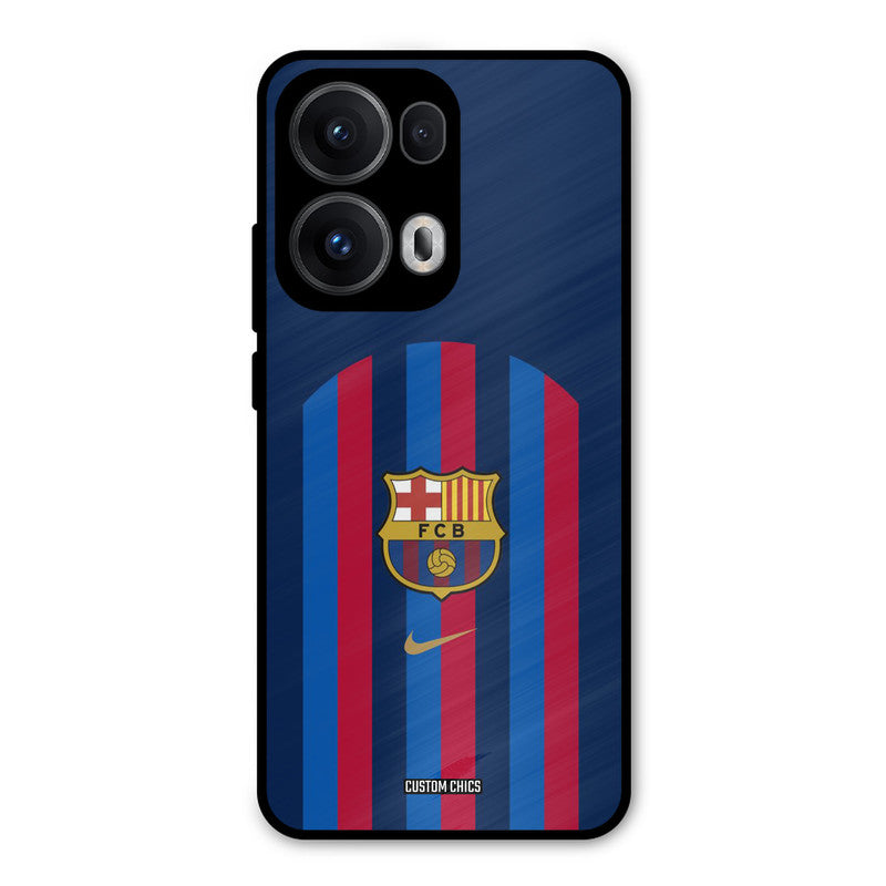 FCB Stripes Oppo Reno 13 Pro 5G Mobile Back Cover - Sports PrintShield Case