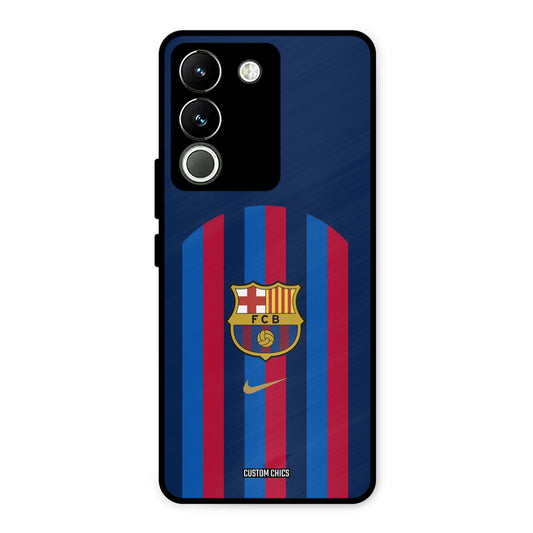 FCB Stripes Vivo Y200 Mobile Back Cover - Sports PrintShield Case