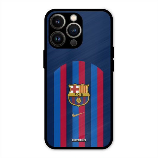 FCB Stripes  iPhone 13 Pro Mobile Back Cover - Sports PrintShield Case