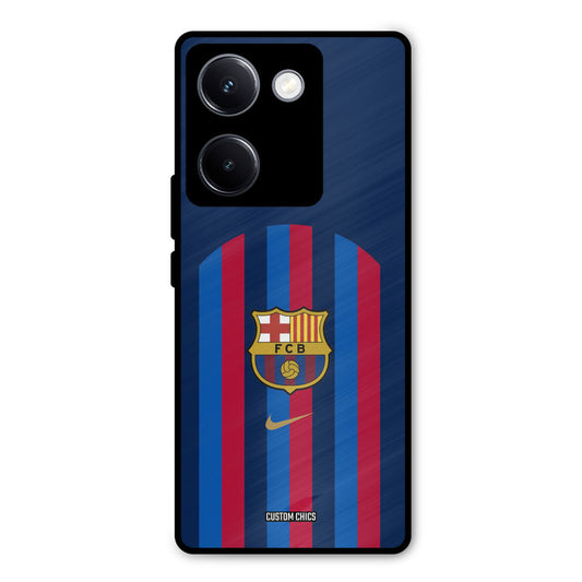 FCB Stripes Vivo Y300 Plus Mobile Back Cover - Sports PrintShield Case