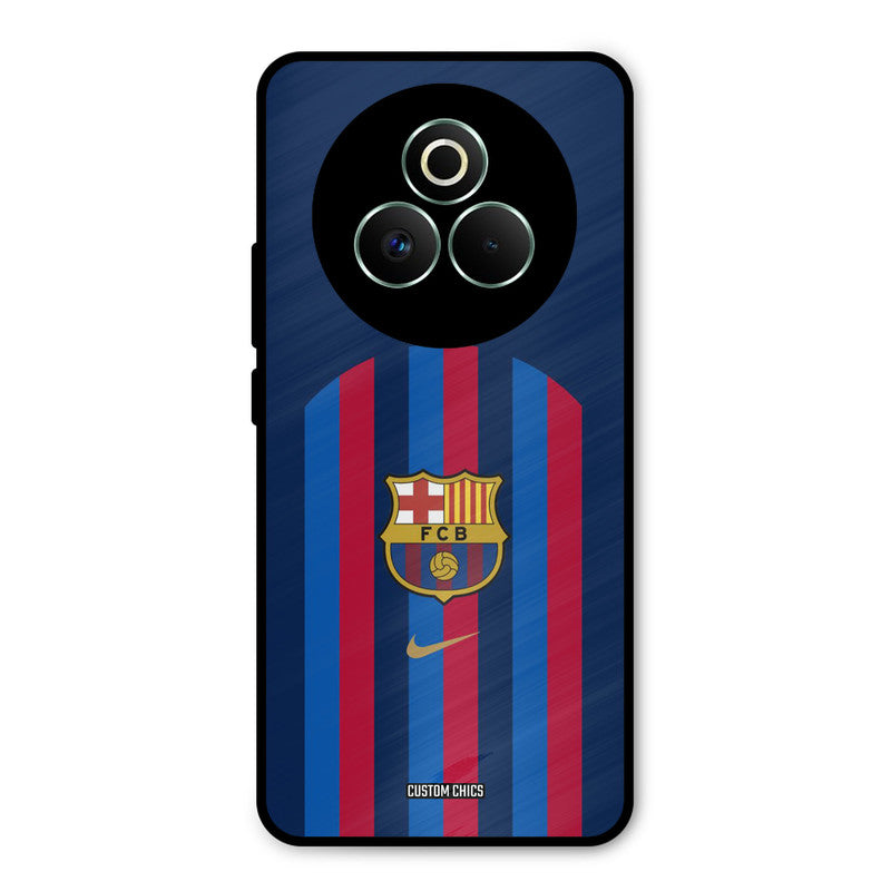 FCB Stripes Realme P3 Pro 5G Mobile Back Cover - Sports PrintShield Case