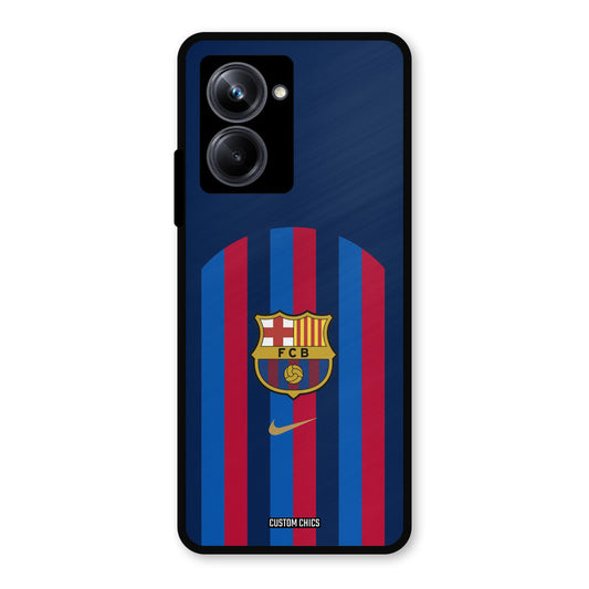FCB Stripes Realme 10 Pro Mobile Back Cover - Sports PrintShield Case