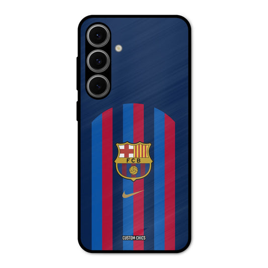 FCB Stripes Samsung Galaxy S24 Mobile Back Cover - Sports PrintShield Case