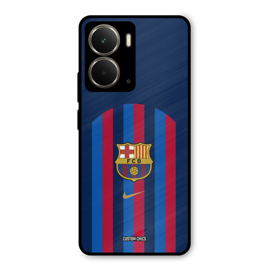 FCB Stripes Realme P3 Mobile Back Cover - Sports PrintShield Case