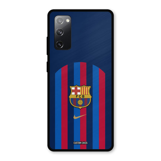 FCB Stripes Samsung Galaxy S20 FE 5G Mobile Back Cover - Sports PrintShield Case