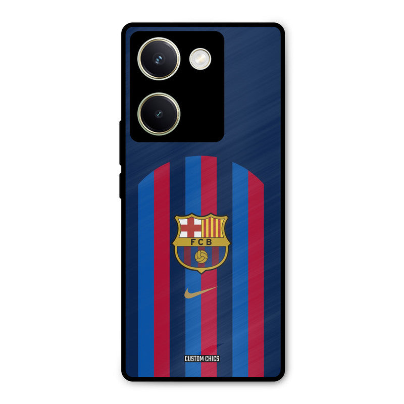 FCB Stripes Vivo Y200 Pro Mobile Back Cover - Sports PrintShield Case