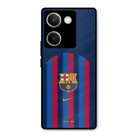 FCB Stripes Vivo Y200 Pro Mobile Back Cover - Sports PrintShield Case