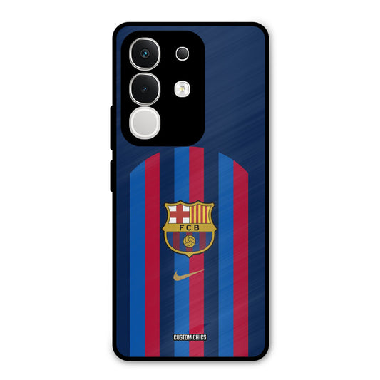FCB Stripes Vivo T4x Mobile Back Cover - Sports PrintShield Case