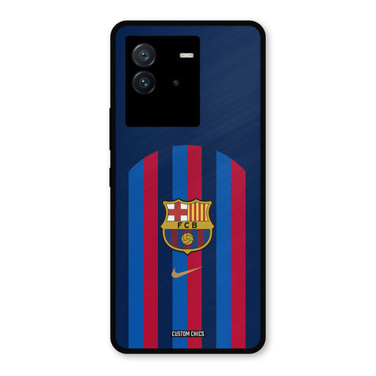 FCB Stripes iQoo Neo 6 Mobile Back Cover - Sports PrintShield Case