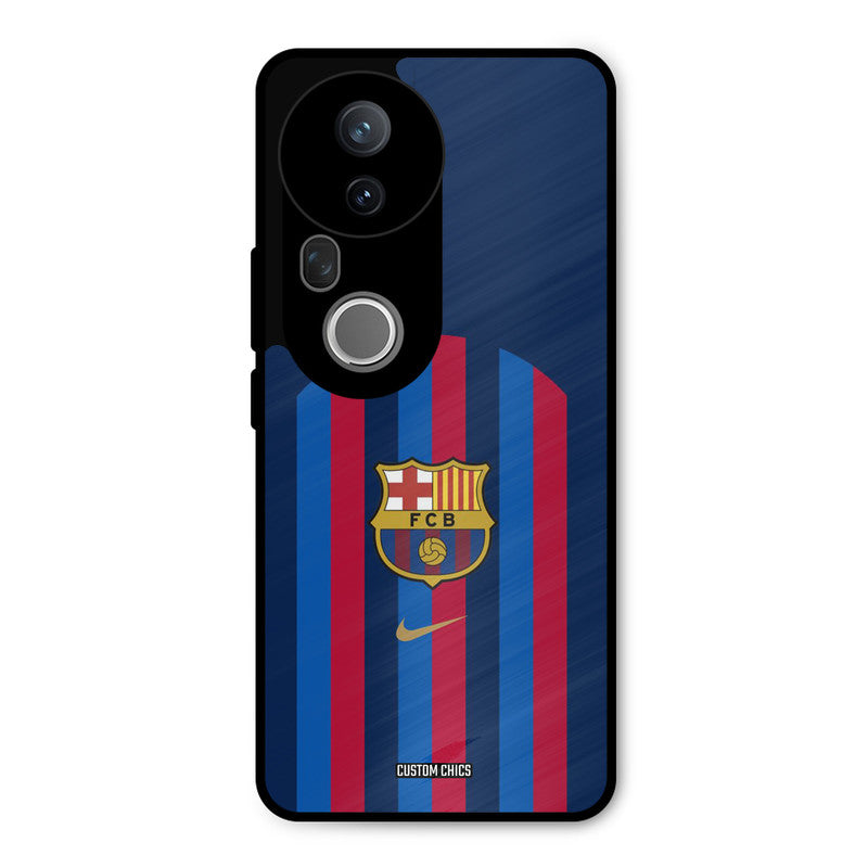 FCB Stripes Vivo T4 Ultra Mobile Back Cover - Sports PrintShield Case