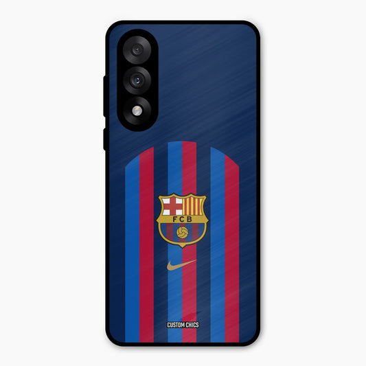FCB Stripes Oneplus Nord 5 Mobile Back Cover - Sports PrintShield Case