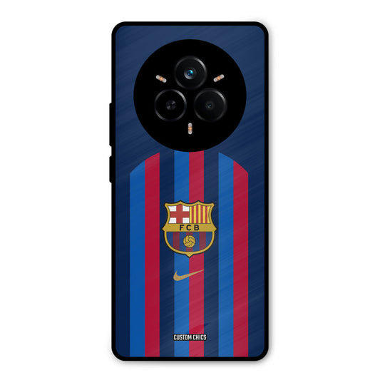 FCB Stripes Realme 14 Pro Plus Mobile Back Cover - Sports PrintShield Case