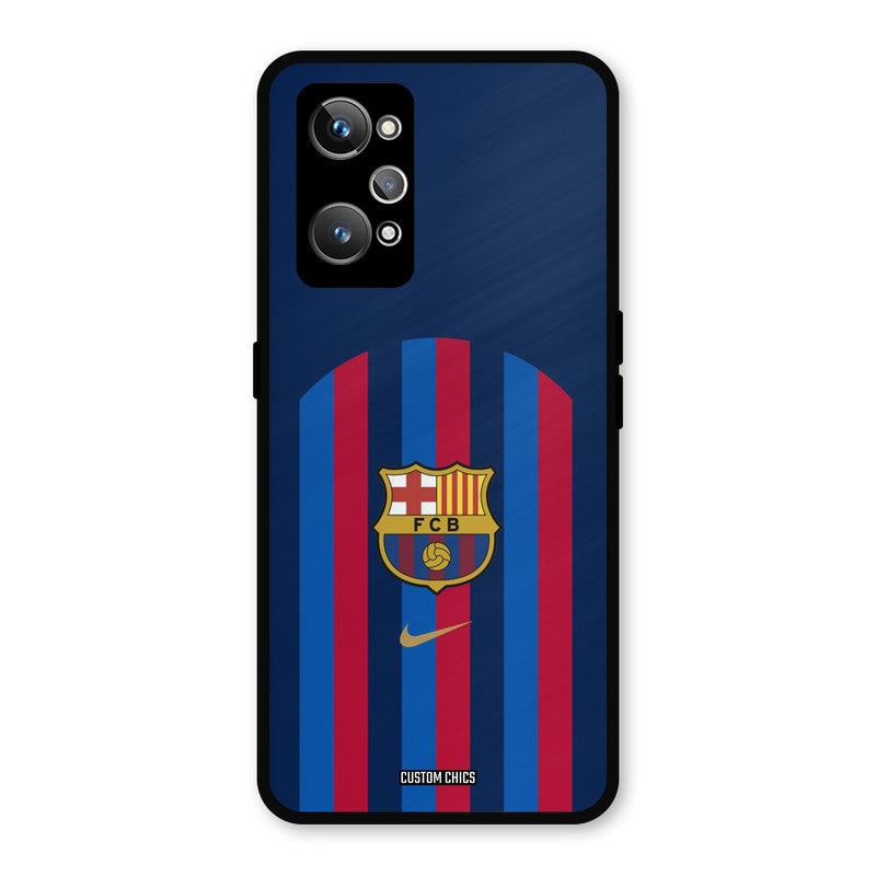 FCB Stripes Realme GT Neo 3T Mobile Back Cover - Sports PrintShield Case