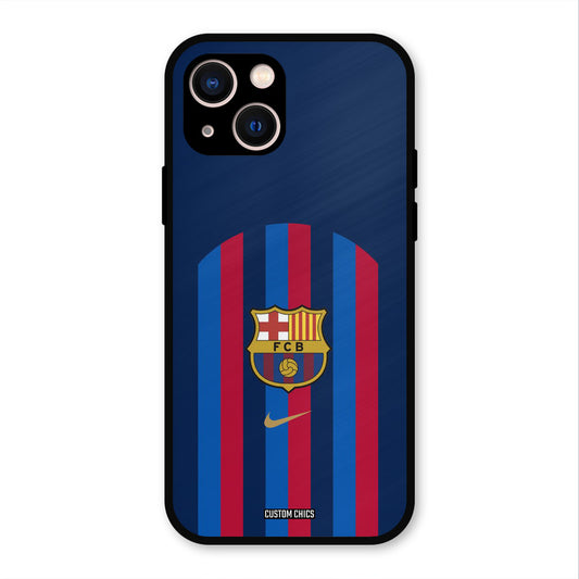 FCB Stripes  iPhone 13 Mobile Back Cover - Sports PrintShield Case