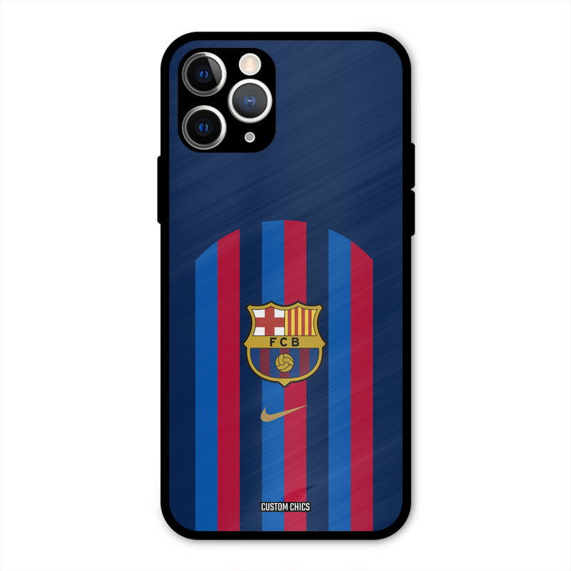 FCB Stripes  iPhone 11 Pro Mobile Back Cover - Sports PrintShield Case