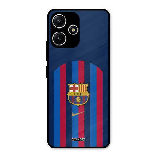 FCB Stripes Redmi 12 5G Mobile Back Cover - Sports PrintShield Case