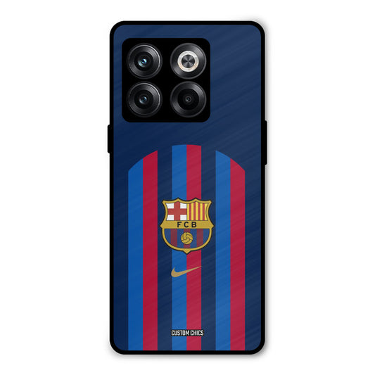 FCB Stripes Oneplus 10T Mobile Back Cover - Sports PrintShield Case