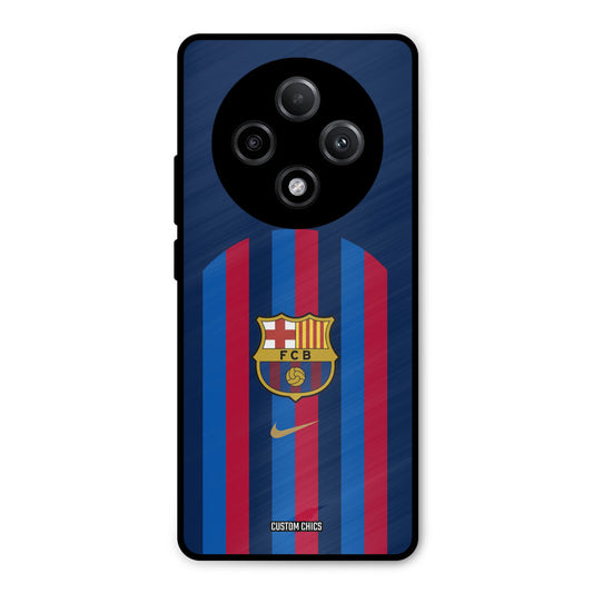 FCB Stripes Oppo F27 Pro Plus 5G Mobile Back Cover - Sports PrintShield Case
