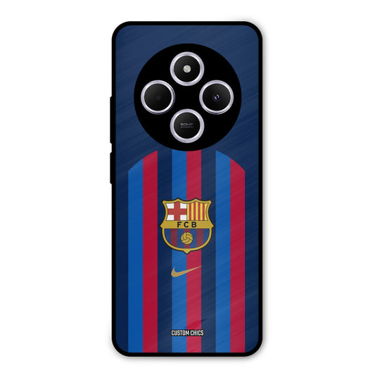 FCB Stripes Redmi 14c Mobile Back Cover - Sports PrintShield Case