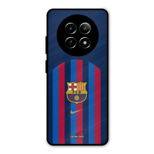 FCB Stripes Realme Narzo N65 Mobile Back Cover - Sports PrintShield Case