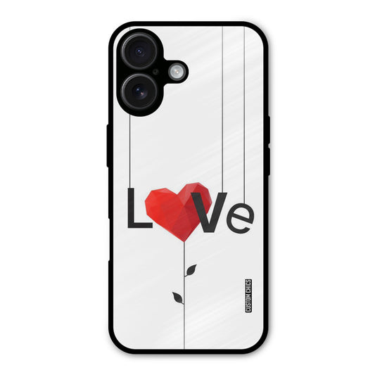 Fallen Love iPhone 16 Plus Mobile Back Cover - Cute PrintShield Case