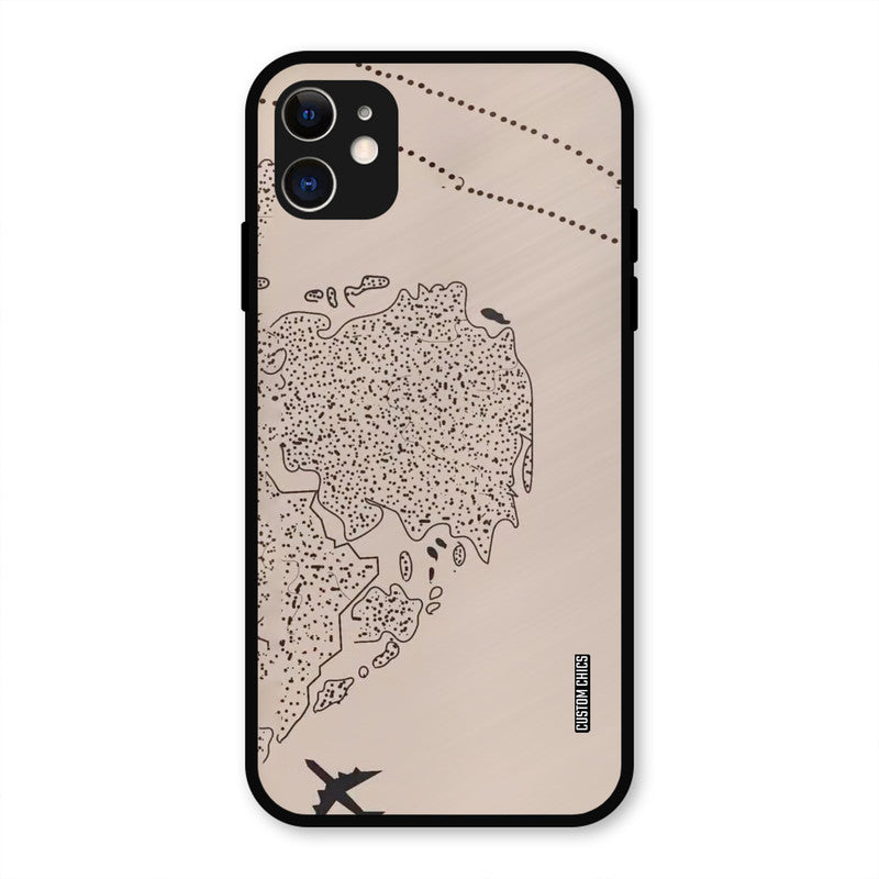 First Half Map iPhone 11 Mobile Back Cover - Cute PrintShield Case