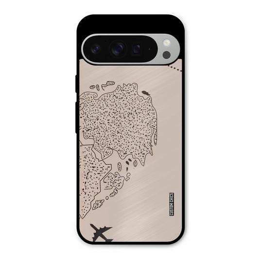 First Half Map Google Pixel 9 Pro XL Mobile Back Cover - Cute PrintShield Case