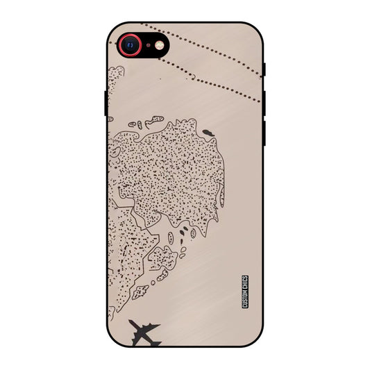 First Half Map iPhone SE 2020 Mobile Back Cover - Cute PrintShield Case