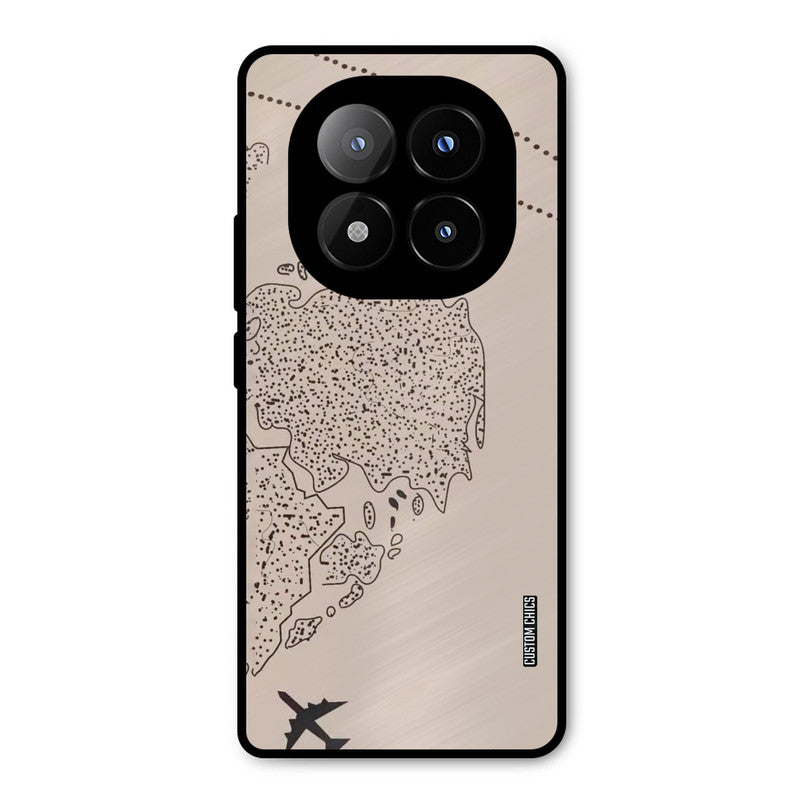 First Half Map Redmi Note 14 Pro Plus 5G Mobile Back Cover - Cute PrintShield Case