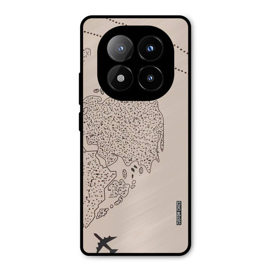 First Half Map Redmi Note 14 Pro Plus 5G Mobile Back Cover - Cute PrintShield Case