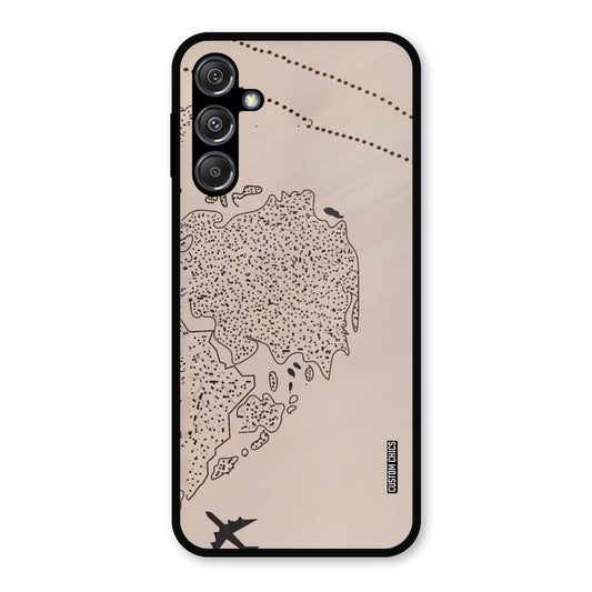 First Half Map Samsung Galaxy M34 5G Mobile Back Cover - Cute PrintShield Case