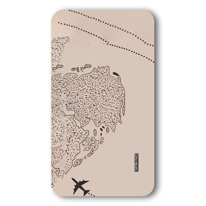 First Half Map Case – Premium PrintShield Mobile Cover