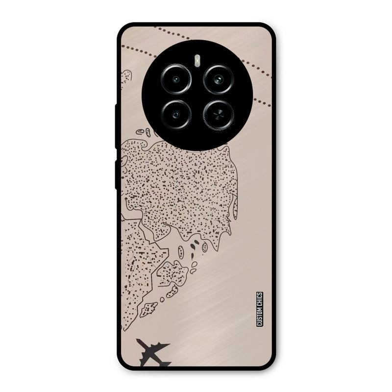 First Half Map Realme P1 5G Mobile Back Cover - Cute PrintShield Case
